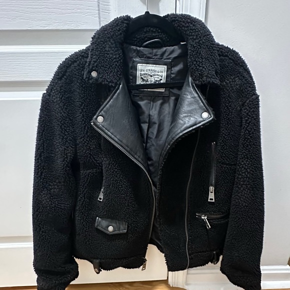 Levi's® Women's Sherpa Moto Jacket - Picture 5 of 5